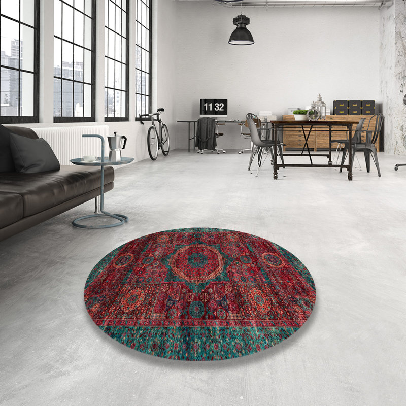 Oriental Indoor Rug, Round 8'