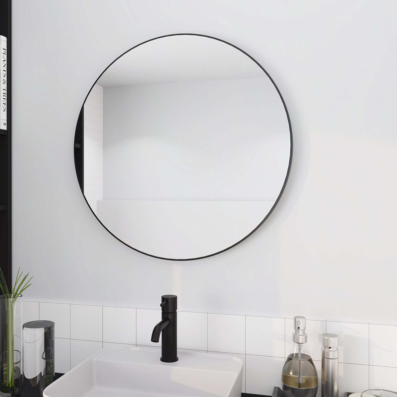 Grand miroir circulaire 24 po, 24 po x 24 po