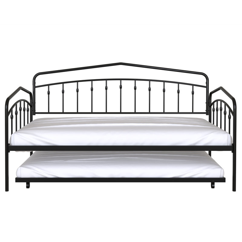 Fox Daybed With Trundle, Black