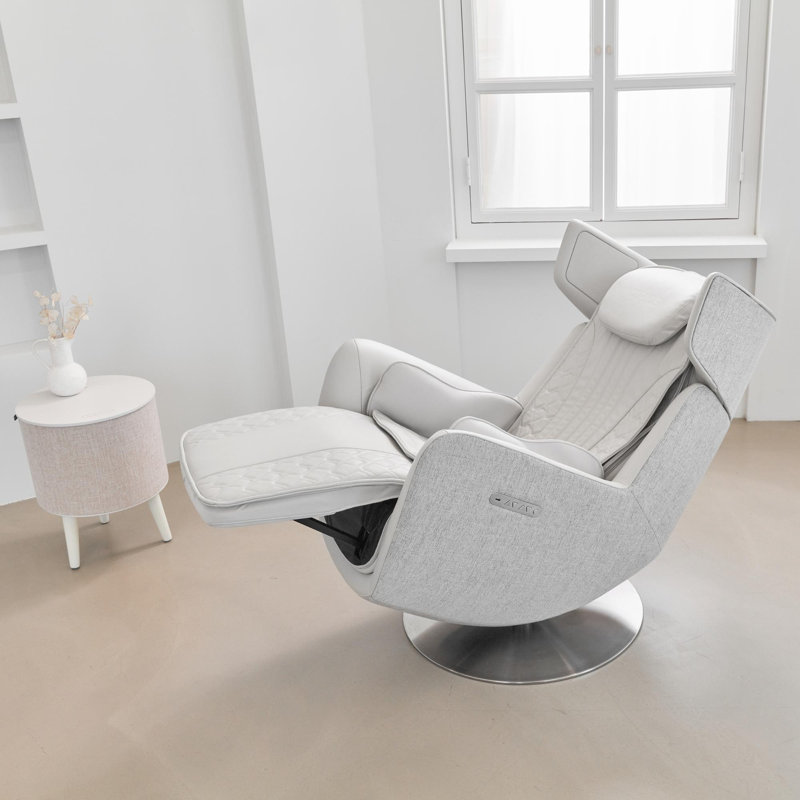 Fauteuil de massage chauffant Nouhaus, Blanc