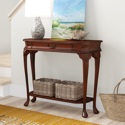 Paullina 36" Console Table, Plantation Cherry