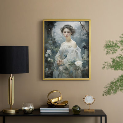 WOMEN Series dxlvii - reproduction encadrée de qualité supérieure - prête à être accrochée - aucun clou requis