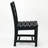 Black 3-Piece HDPE Outdoor Patio Bistro Set with Round Table and 2 Chairs-739294929