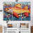 Red Arctic Char I - Fish Animal Wall Decor Set-401958050-401958057