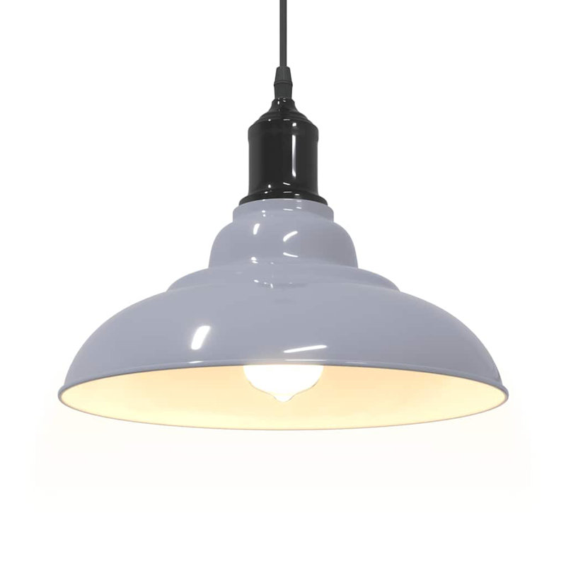 Adalinne 1 - Light Gloss Orange Pendant, Gloss Grey
