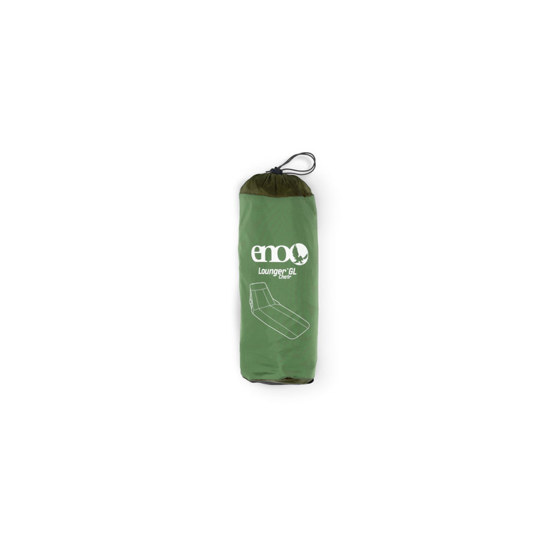 Olive and Lime Portable Camping Lounger with Cushions
