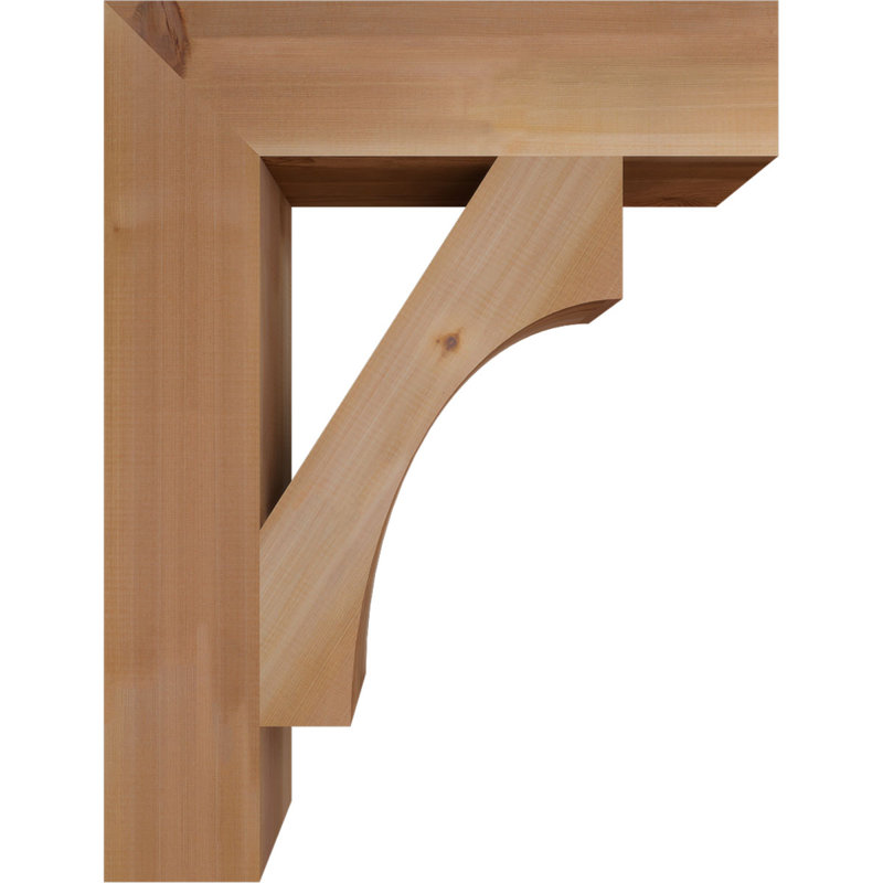 Support Westlake Block, Cèdre rouge de l'Ouest (lisse), H 34 po x l 5,5 po x P 26 po