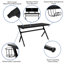 Ensemble de bureau et chaise de jeu Bridesdale-737661531