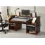 Bureau de musique rectangulaire avec 2 compartiments ouverts, cerisier