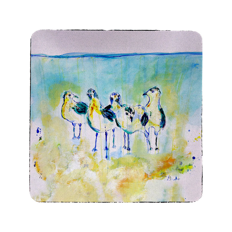 Dessous de verre abstrait Goélands II