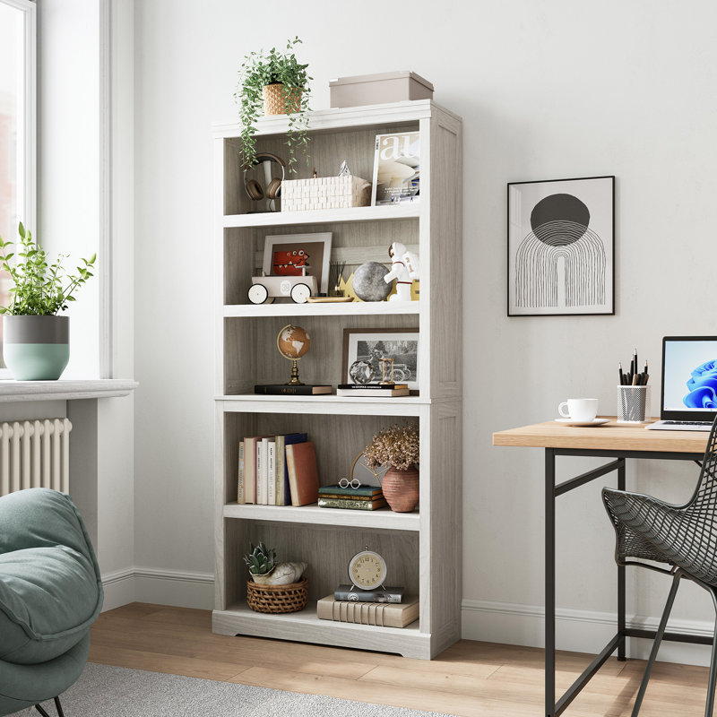 Patrick Bookcase, Washed Gray