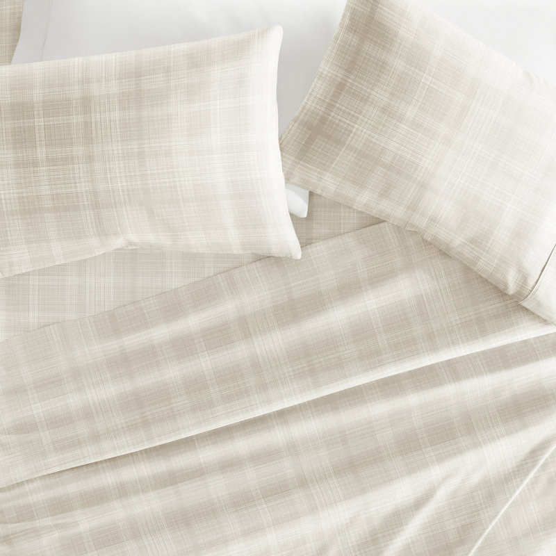 Becky Cameron™ Thatch Pattern Bed Sheet Set, Ray, California King