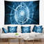 Tapisserie spirale bleu foncé 3d-28498959
