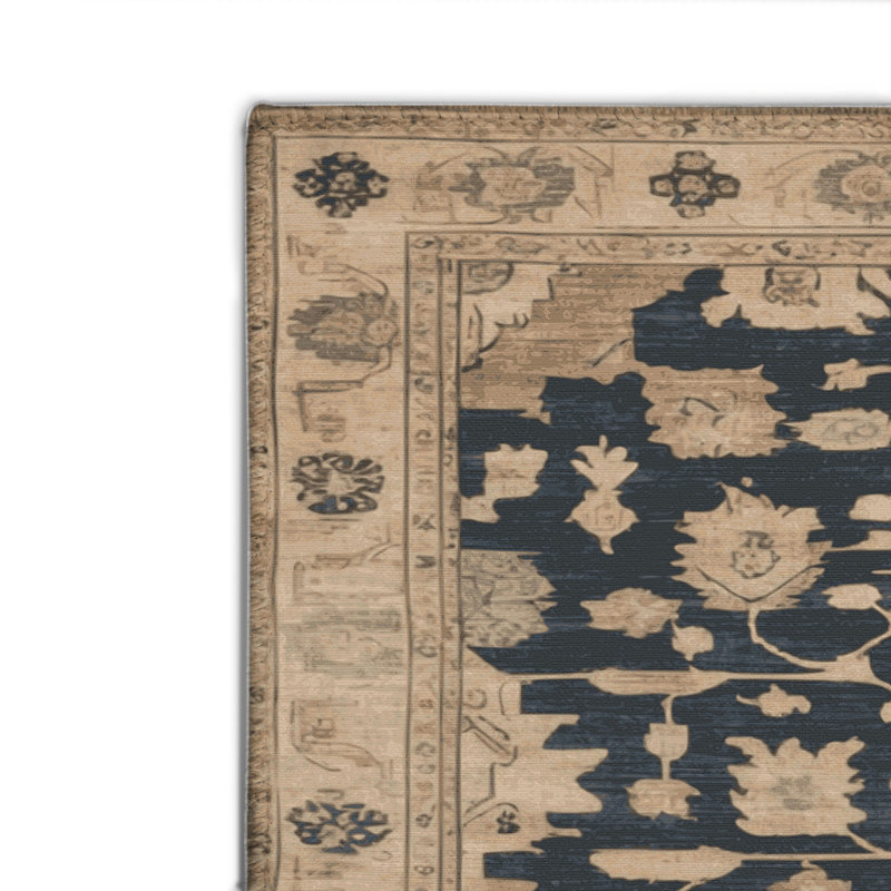 Overdyed Brown Indoor and Outdoor Area Rug, Rectangle 2' x 3'