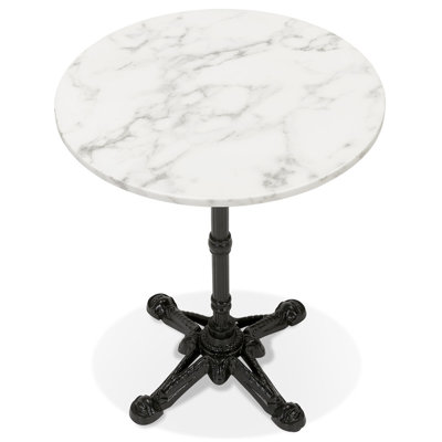 Muth Round Metal Base Dining Table