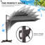 120'' Square Cantilever Umbrella With Weighted Base-1351846904