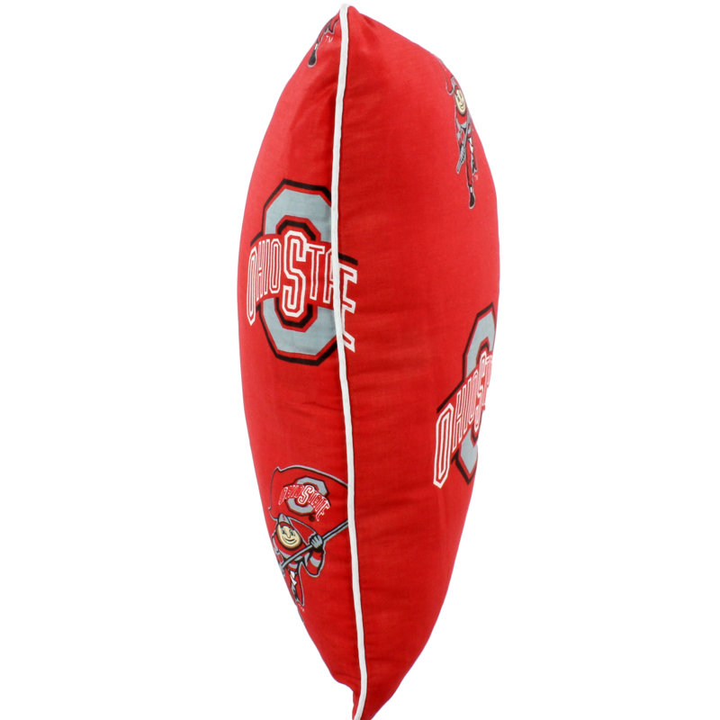 NCAA Square Pillow Cover & Insert, Ohio State