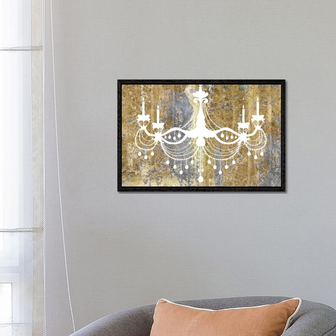 Leinwandbild Gilded Chandelier von Wild Apple Portfolio