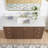 Waubun Rally 60'' Free Standing Single Bathroom Vanity with Calacatta Quartz Top-747509064