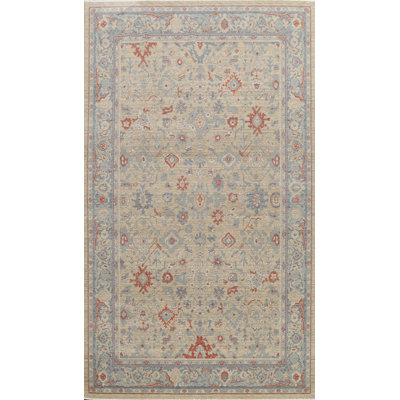 Tapis beige en laine