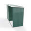 Steel Outdoor Garden Storage Shed with Log Stacking Rack