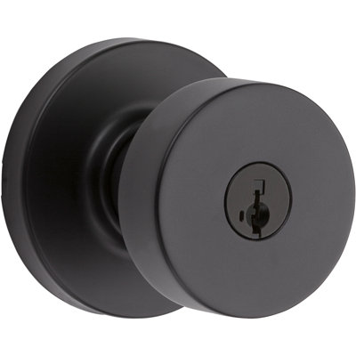 Pismo Round Keyed Entry Knob featuring SmartKey Security™