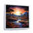 White Floater Framed selected