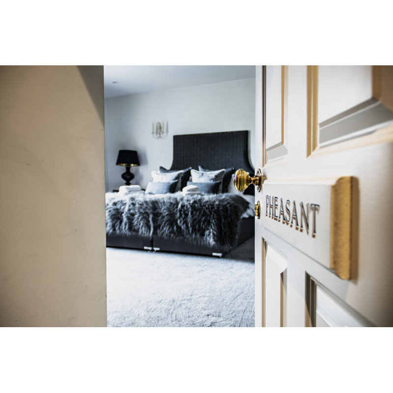 Euro Door Accessory, Aged Brass
