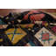 Tapis marocain noir moelleux All-Over 10 x 15