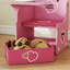 AIYAPLAY Kids Table and Chair Set 2 in 1 with Storage Bins Ages 3-5 Pink