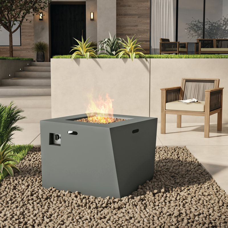 Nathan Square Fire Pit Table