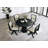 Black Round Dining Table