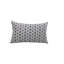 Housse de coussin et insert rectangulaire Liza en bleu / blanc / rouge