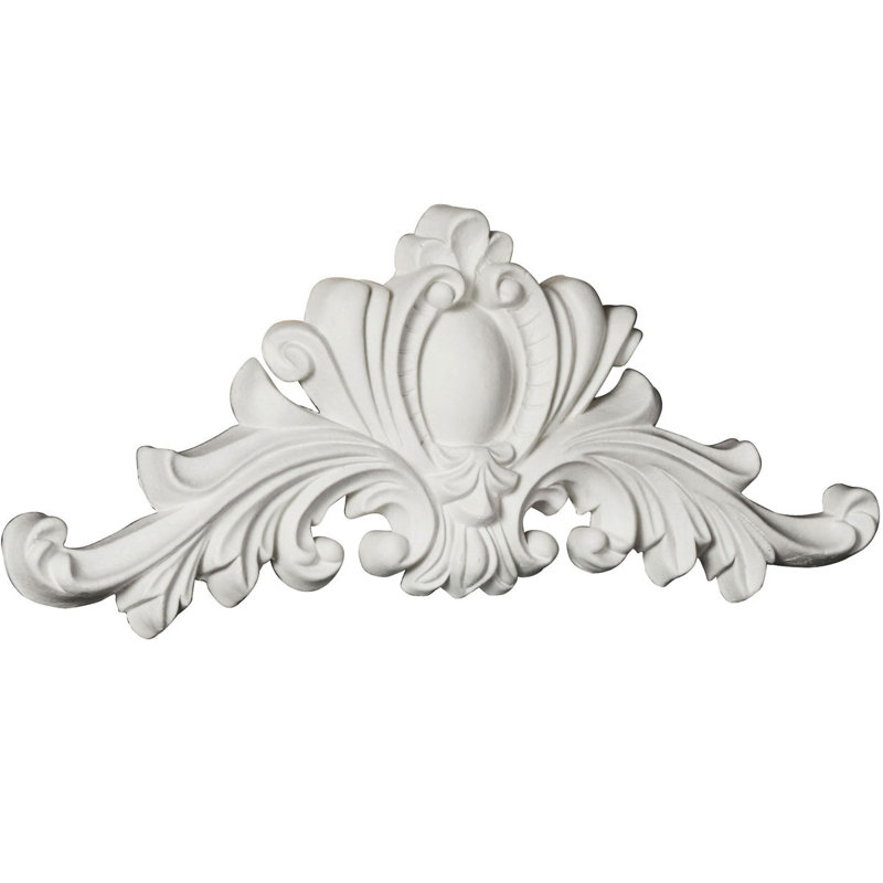 Marcella 5'' H x 12.63'' W x 1.38'' D Urethane Onlay Scroll