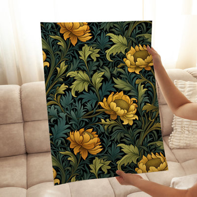 «Botanical William Morris Floral VII», reproduction d'art classique sans cadre