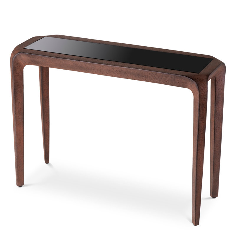 Quentin 41.93'' W Glass Console Table