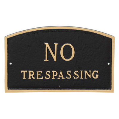 Weather Resistant Metal Garden Plaque