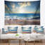 Photographie mer coucher du soleil tapisserie Seascape-28484072