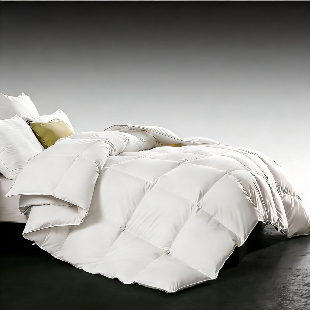 All Season Goose Down Comforter with Corner Tabs 750In³/Oz Fill Power ValenciaLuxe