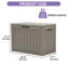 Contenant de rangement pour patio et cour extérieur Edrosie Inc-129391208