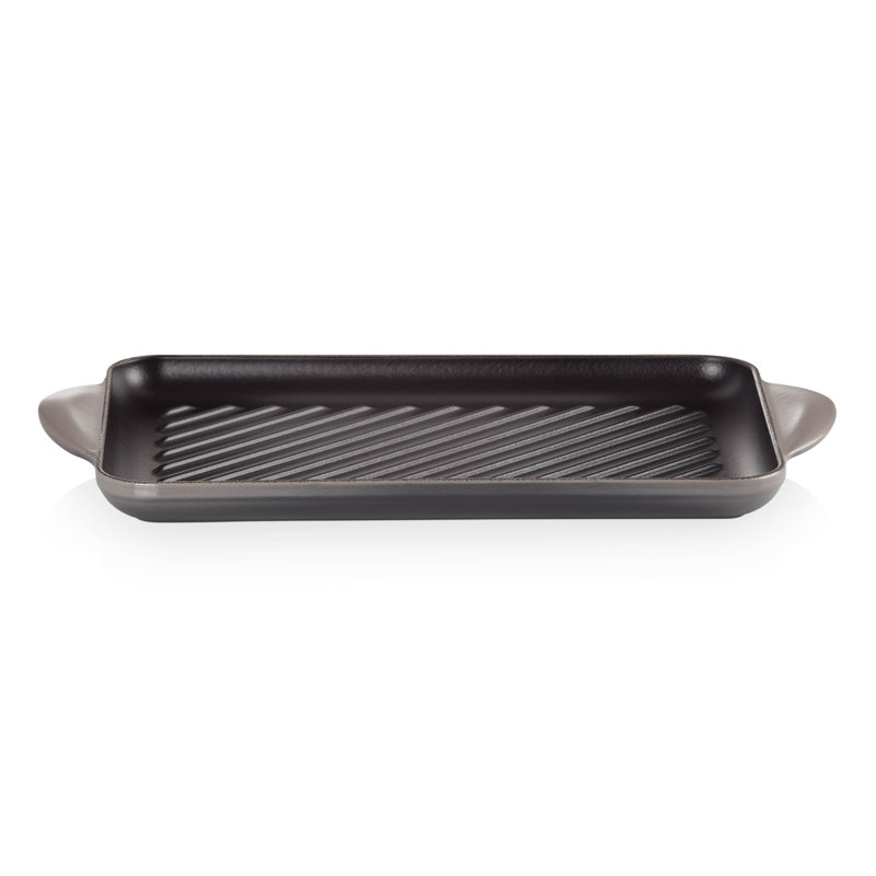 Le Creuset Cast Iron Rectangular Grill 32cm, Flint