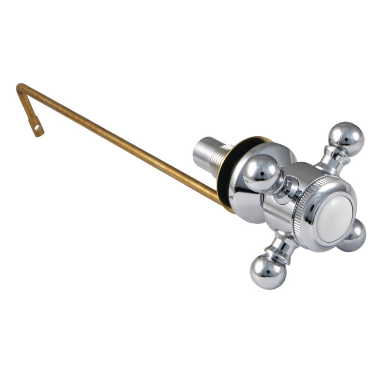 Levier de réservoir de toilette à fixation latérale Buckingham, Chrome poli