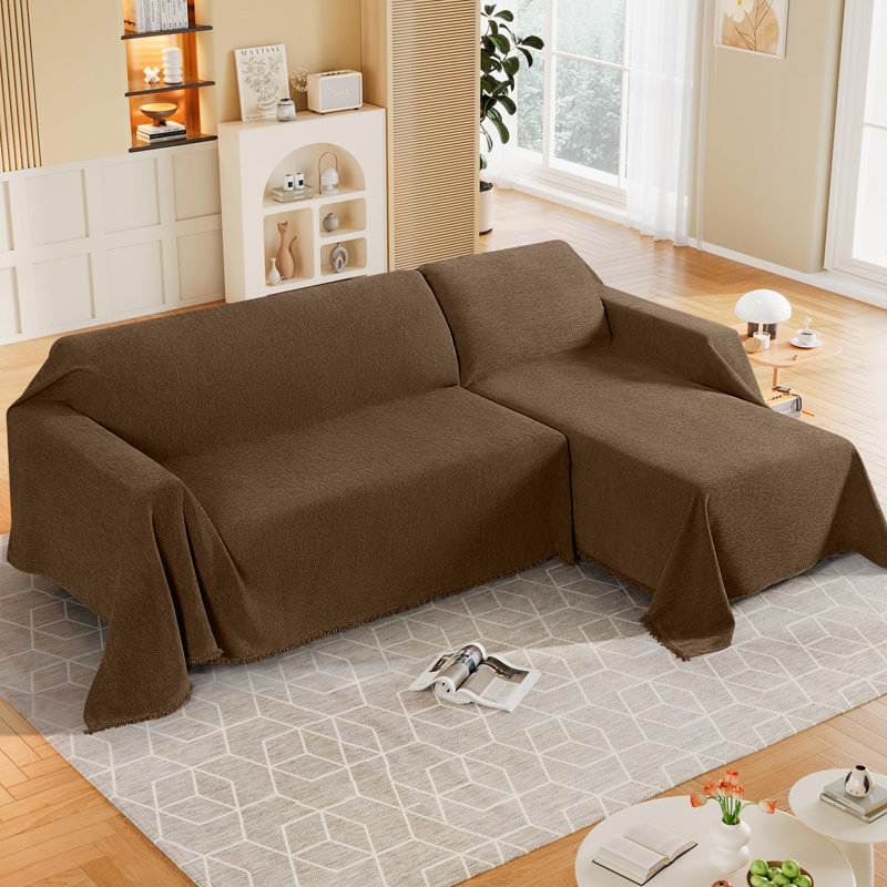 Housse de canapé Wald, housse pour canapé modulaire lavable, housse de canapé durable, housse de lit pour animaux de compagnie