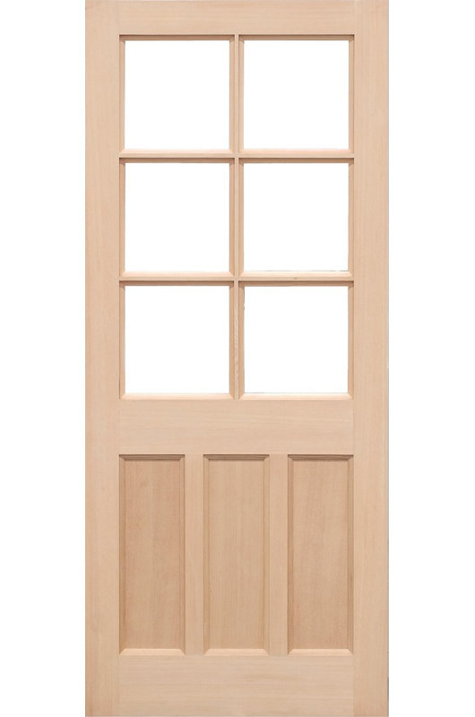 KXT Unfinished Hemlock External Door, 1981mm H x 838mm W x 44mm D
