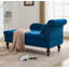 Chaise longue de rangement rembourrée avec coussin de rangement-490684680
