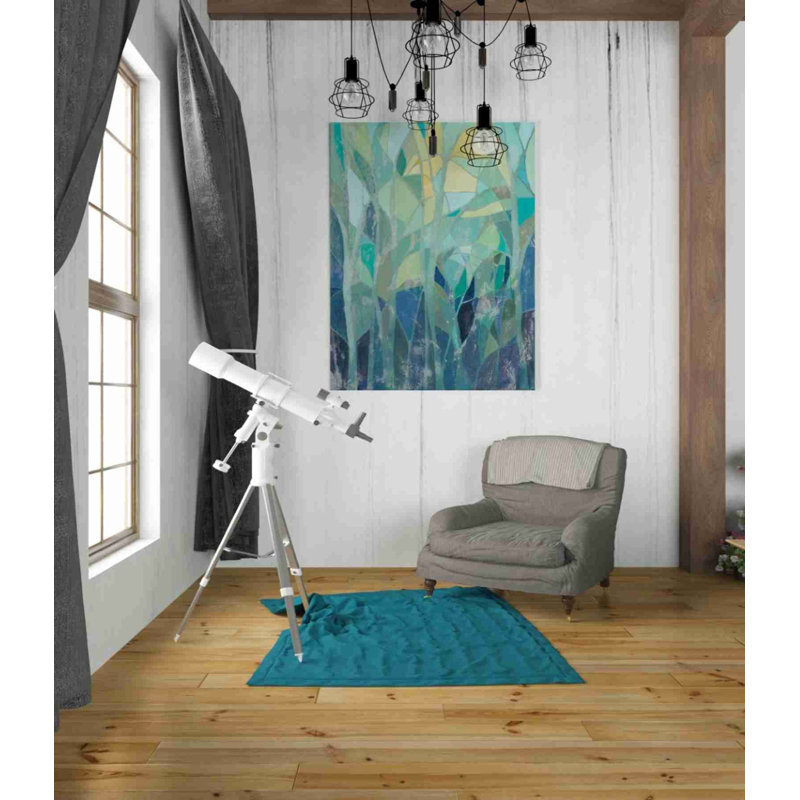 Art mural sur toile «Stain Glass Forest I» par Grace Popp, H 34 po x l 26 po x P 1,25 po