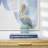 Roeper Polystone Textured Ombre Bird Blue Decorative Sculpture with Rope Details
