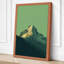 Mountain at Sunrise Minimalist - Wrapped Canvas-556518667-556518710