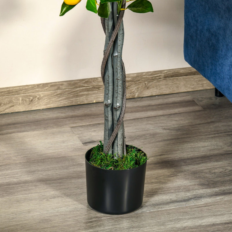 135cm Faux Lemon Tree in Pot