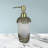 Glass Liquid Soap Dispenser  11.5 Oz